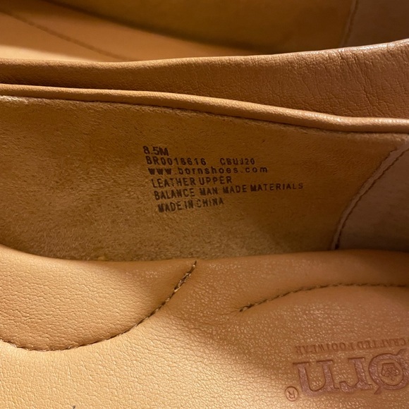 NWOT Born Beca Leather Slip On Ballet Flats - Picture 7 of 9